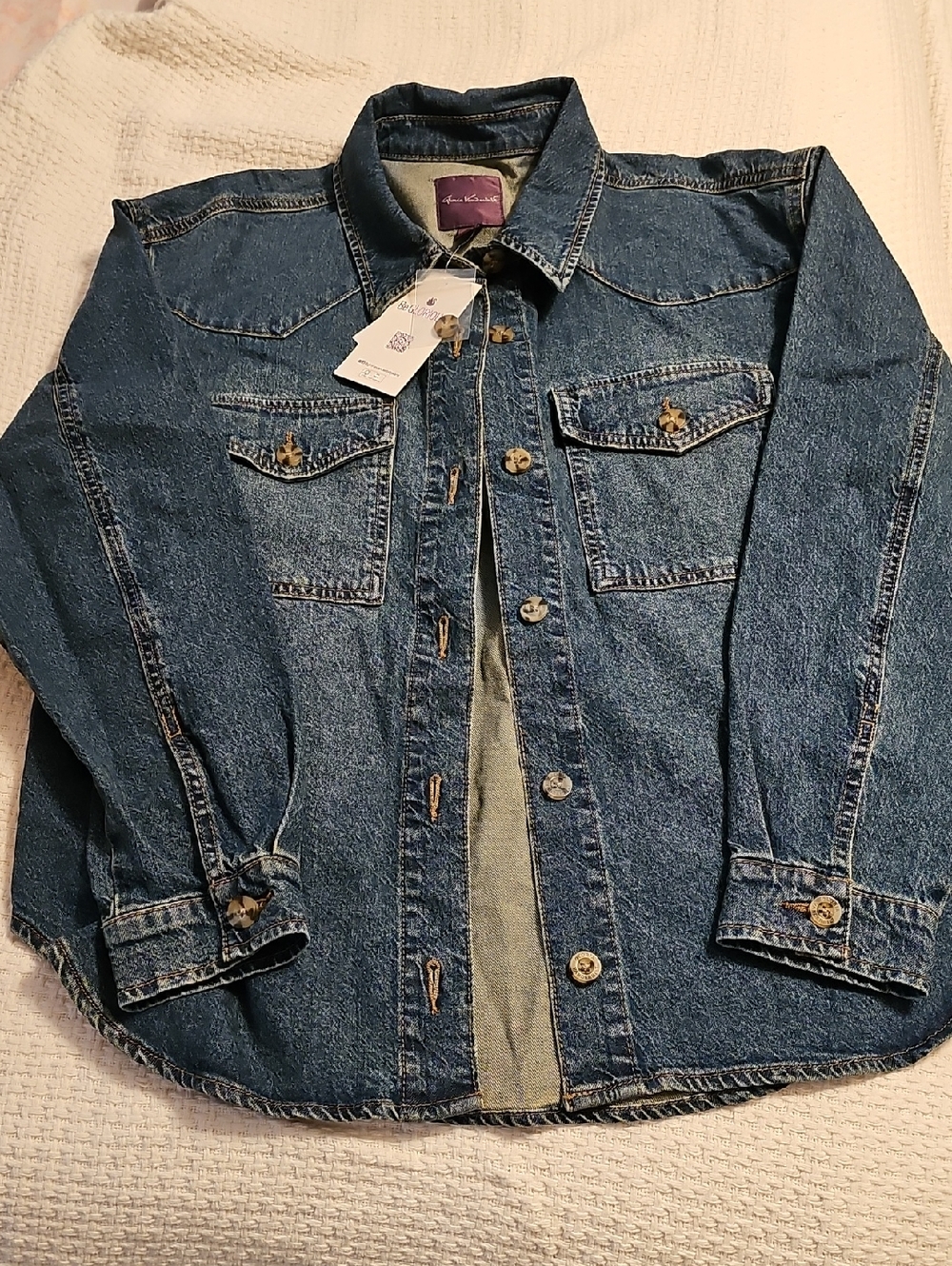 Gloria Vanderbilt Denim Shacket